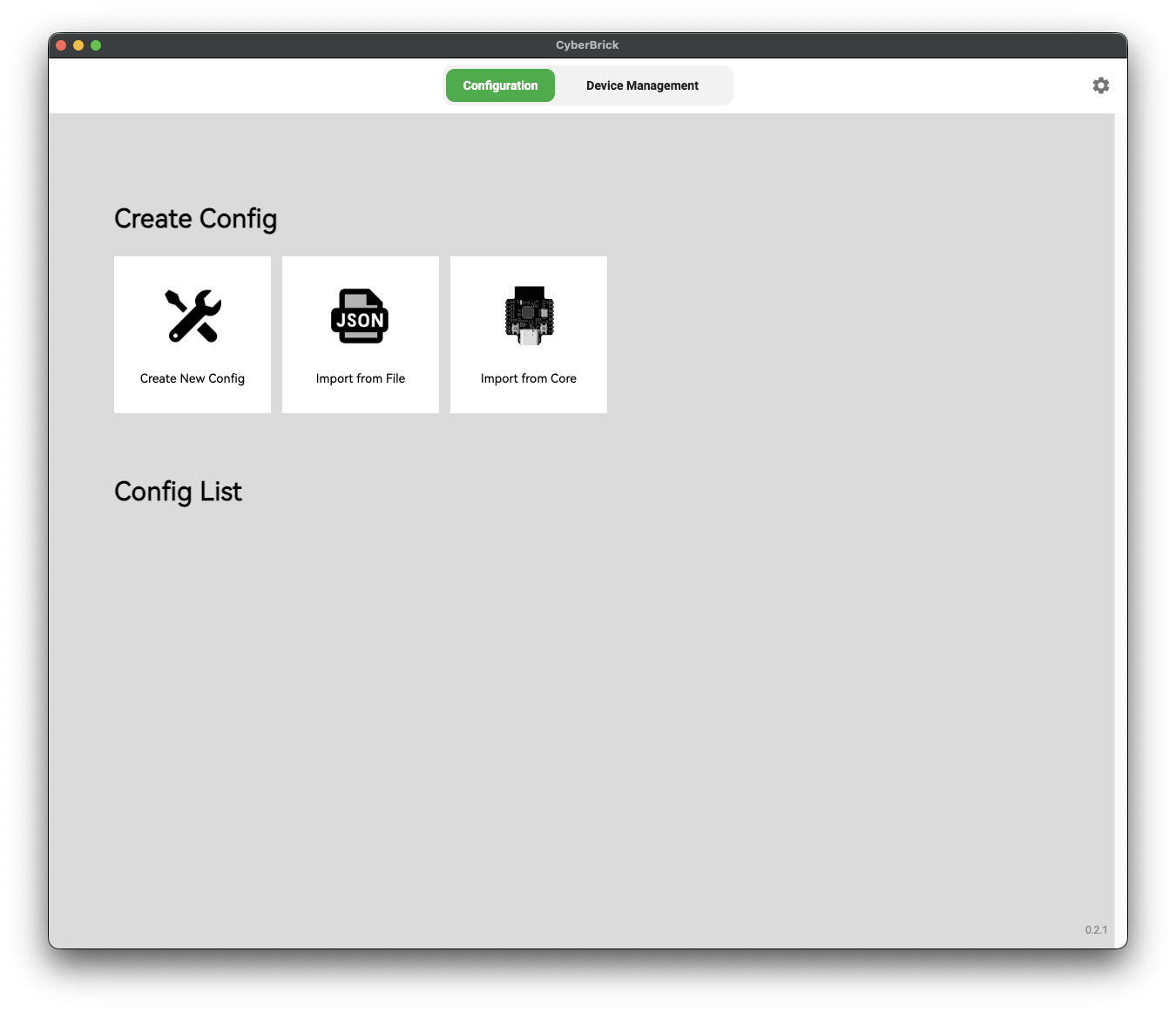 CyberBrick desktop app interface