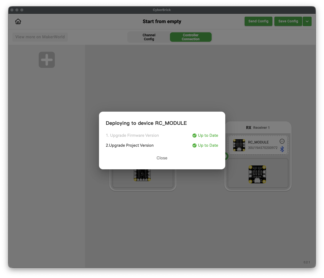 Firmware upgrade prompt